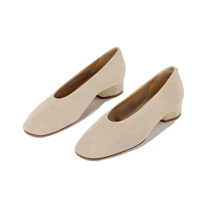 Aeyde Casual Single Shoes 2.5cm Women's Light Brown-2