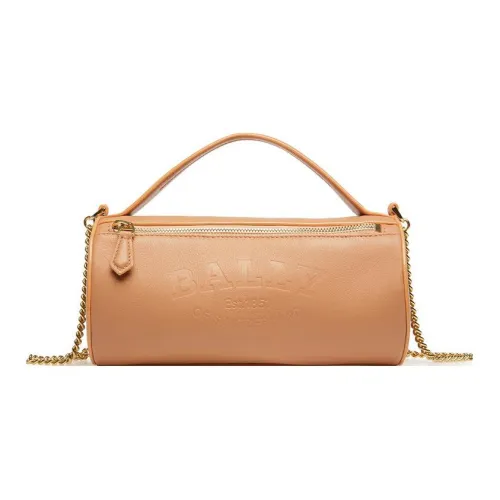 BALLY Calyn Series Cow Leather Cylinder Bag One Shoulder Handbags Women's Brown