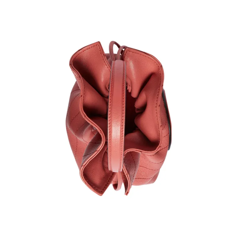 GUCCI Blondie Leather Bucket Bag, Shoulder Bag, Crossbody Bag, Handbag Mini Women's Pink-4