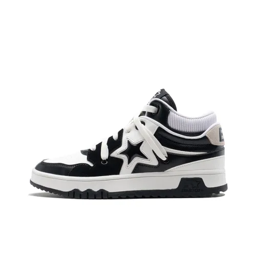 STARTER EP Collection Slip Resistant Waterproof High Top Skateboard Shoes Women's Black White