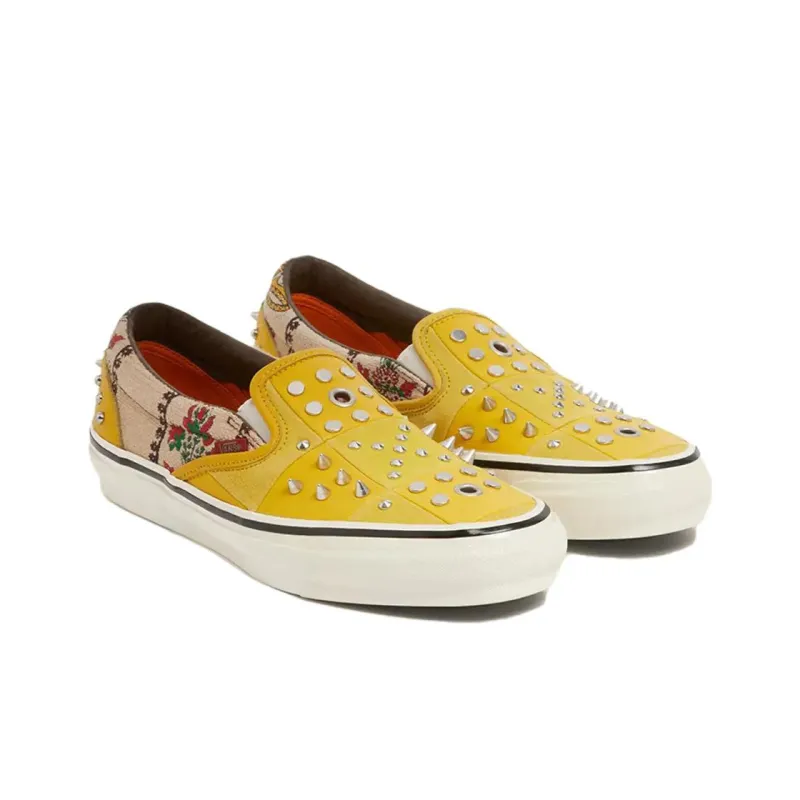 GUCCI Vans X GUCCI Og Classic Slip On Lx 'Yellow Patchwork'-1