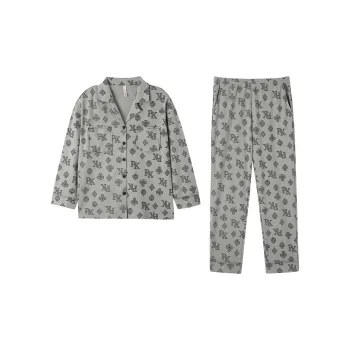 DAMOS·LOVE Pajama Set Fall Women's Gray