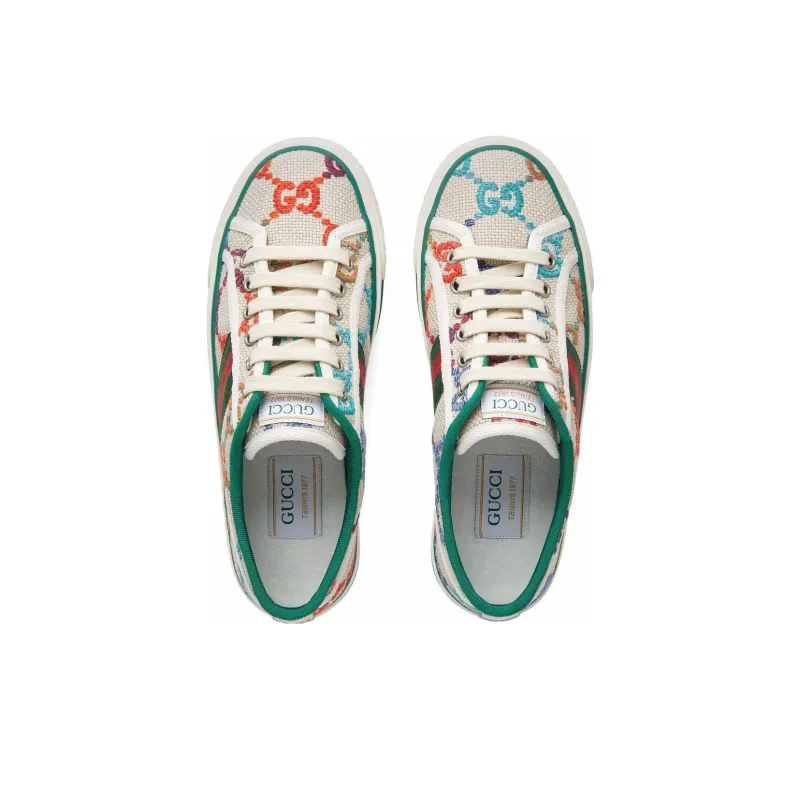 GUCCI Women's Tennis 1977 'White Multi' Women's-2