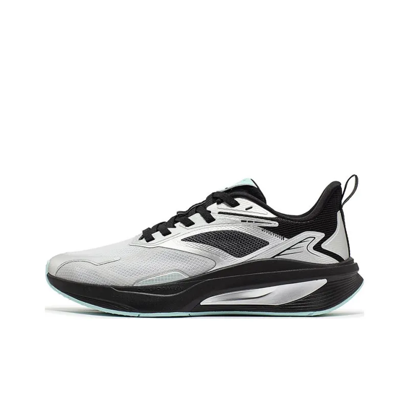 361° Cushioning Low Top Running Shoes Men's Silver-0