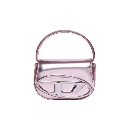 DIESEL Cow Leather Portable Crossbody Bag Shoulder Bag Women's Table Surface Rose