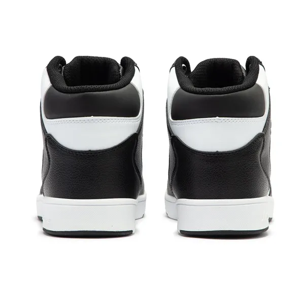 361° Anti Slip Wear Resistant High Top Winter Padded Skateboard Shoes Men's White Black Fleece Lined-3