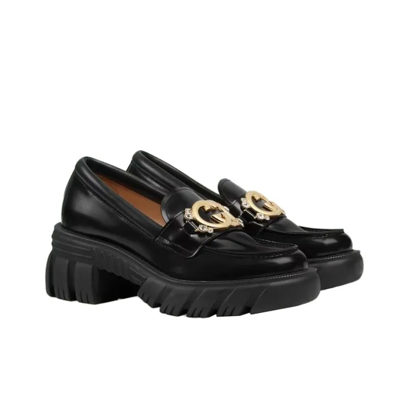 GUCCI Interlocking G Loafers-3
