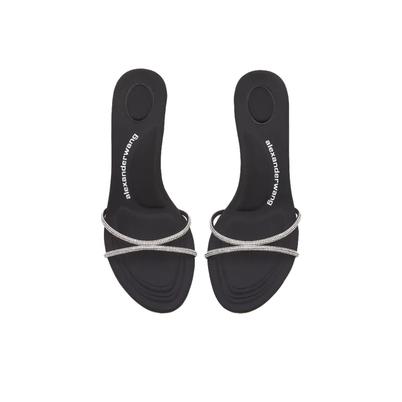 Alexander Wang 50mm Dahlia Crystal embellished Sandals Women's-4