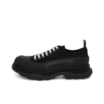 Alexander McQueen Tread Slick Low Lace Up Shoes 'Black White'