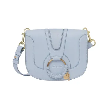 See By Chloe Hana Grain Goatskin Crossbody Bag, Shoulder Bag Women's Blue