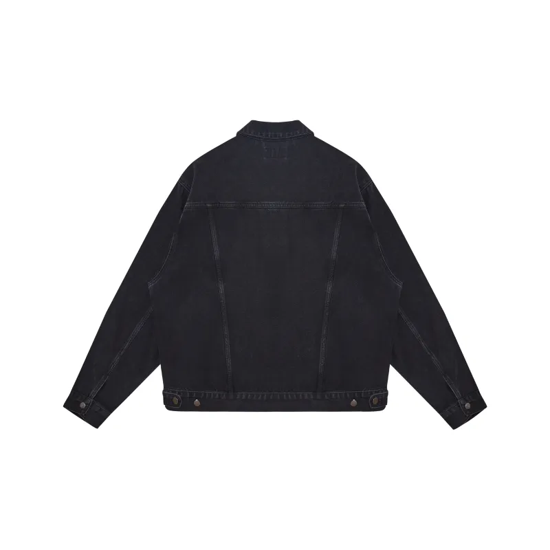 CLIMAX VISION Denim Jackets Unisex Denim Black-1