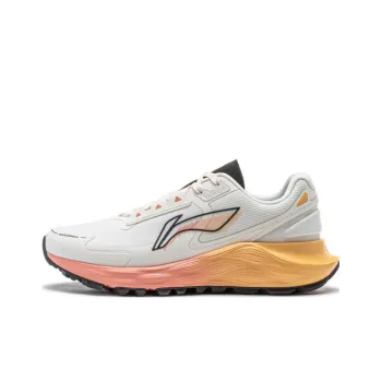 LiNing Yufeng Cushioning Wear Resistant Low Top Running Shoes Women's White