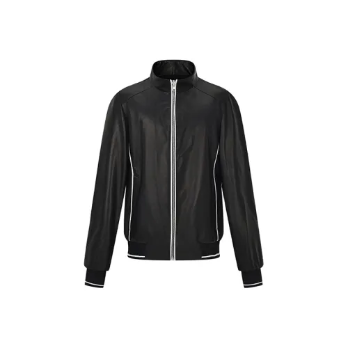 RARE Leather Jackets Men Black