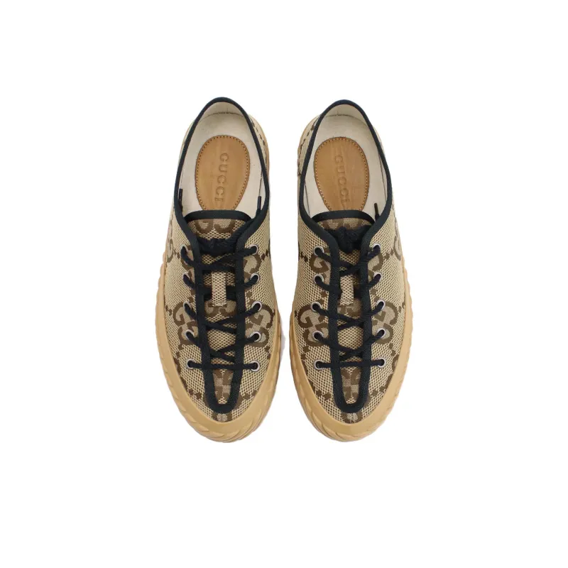 GUCCI Maxi GG Canvas Sneakers Camel-2