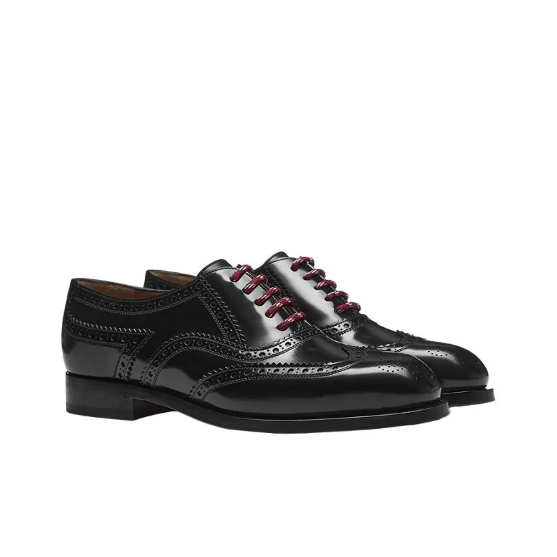 GUCCI Cordovan Lux Lace Up 'Black'-1