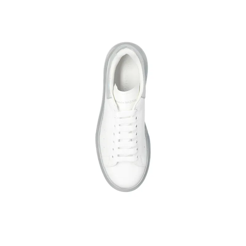 Alexander McQueen Oversized Clear Sole White Pearl-3