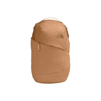 THE NORTH FACE Recycled Polyester Backpack Women's Almond Yellow Deep Stone South Color/Workwear Khaki