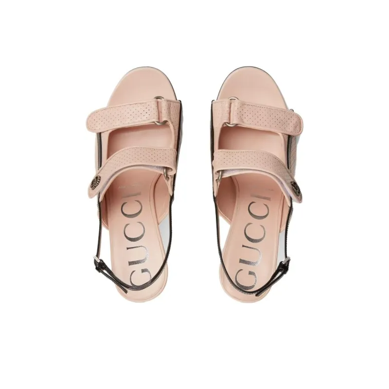 GUCCI One Strap Sandals 7.5cm Women's Light Pink-3