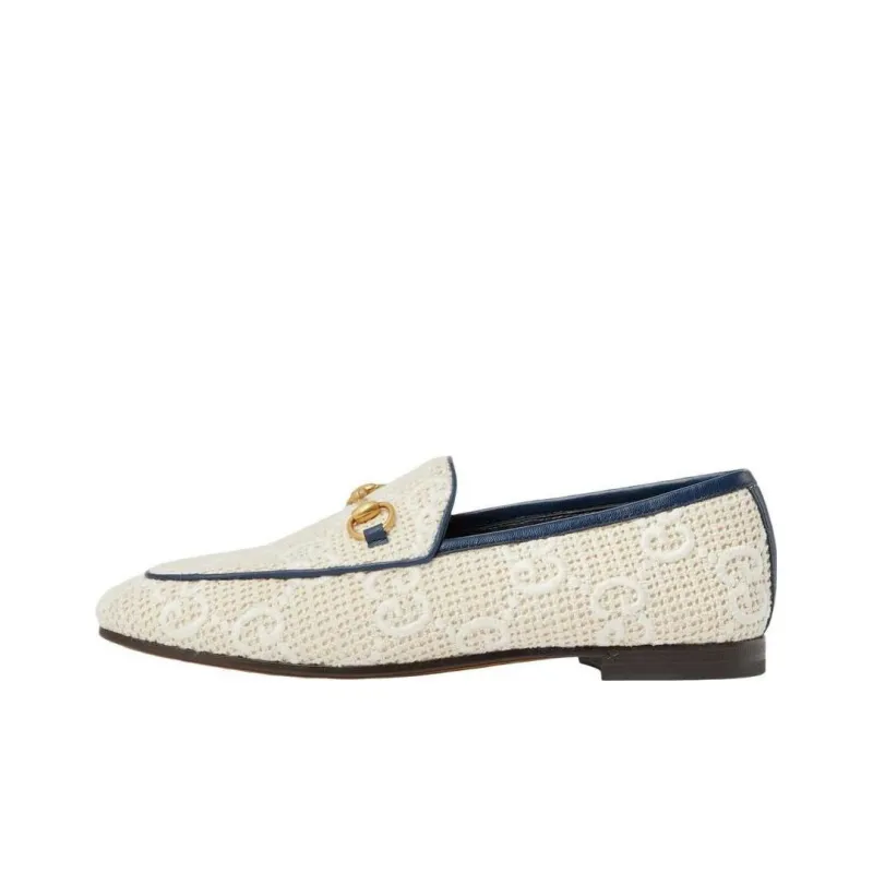 GUCCI Jordaan Loafers Women's White-0