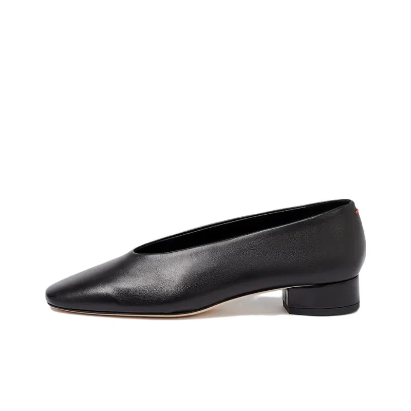 Aeyde Delia 25mm Leather Pumps-0