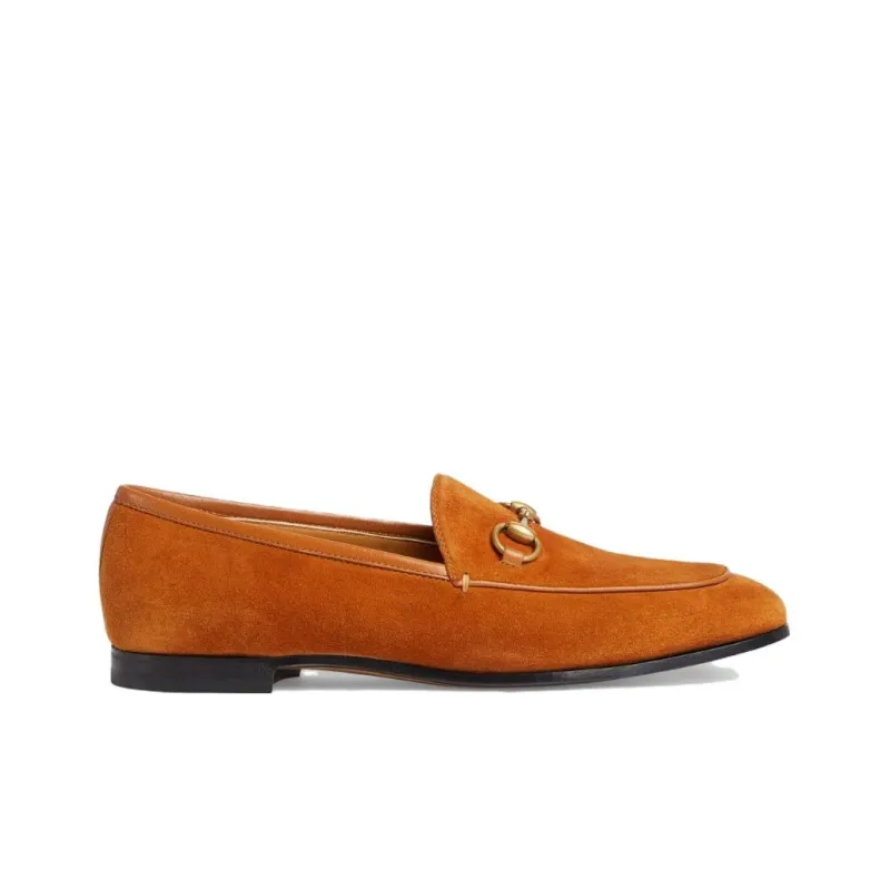GUCCI Jordaan Suede Loafers-1