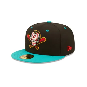 New Era Polyester Baseball Caps Unisex Black/Teal