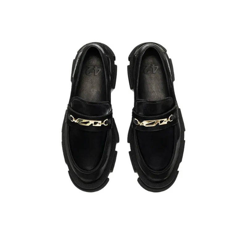 Both Gao Loafers Men Low-Top Black-4