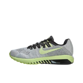 Nike Zoom Structure 20 Air Zoom Structure 20 Solstice Cushioned Slip Resistant Low Top Running Shoes Men's Gray Green
