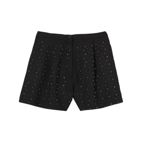 Sandro Rhinestone-embellished High-waisted Shorts