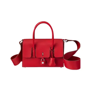 HERMES New Drag 22 Allegratto Calfskin Handbag Shoulder Bag Crossbody Bag Regular Women's 5X Rouge Piment Pepper Red