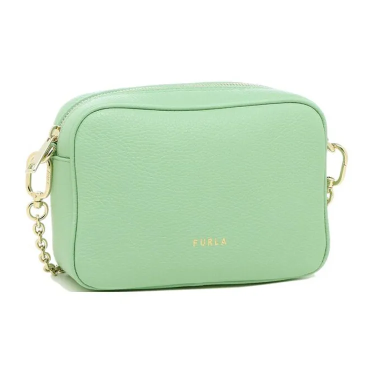 Furla Leather Camera Bags Crossbody Bag Shoulder Bag Mini Women's Green-1