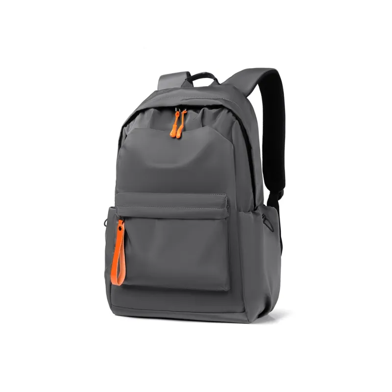 TYMON Fabric Laptop Backpack Regular Unisex Black/Gray-4