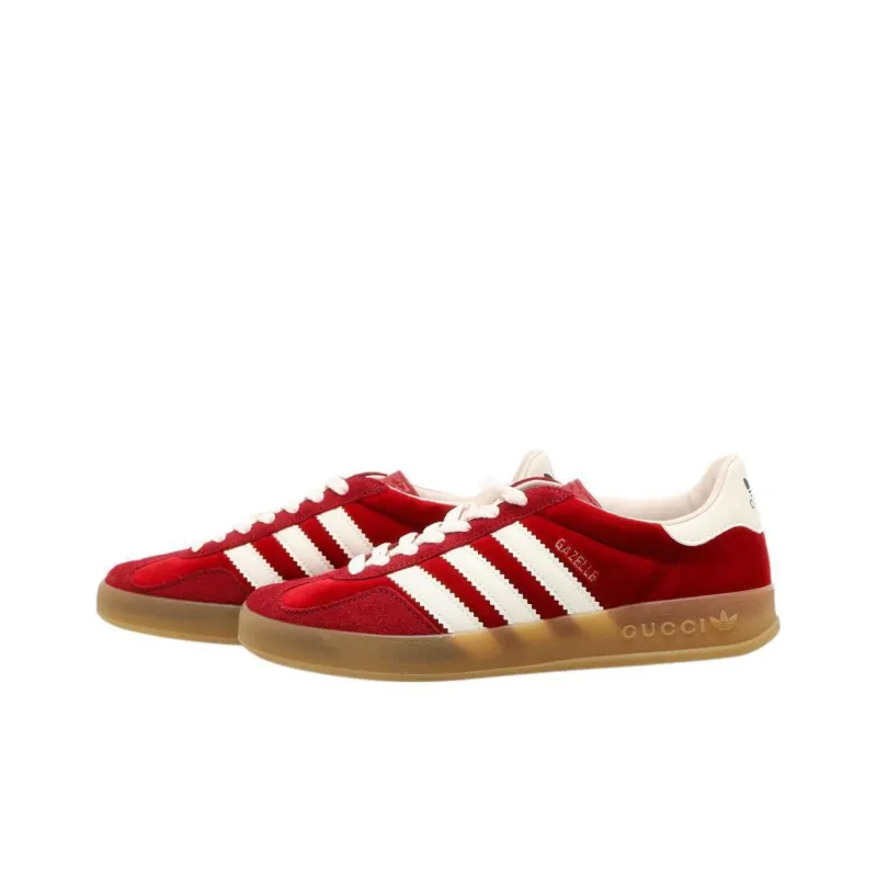 GUCCI Adidas X GUCCI Women's Gazelle 'Red Velvet' Women's-2