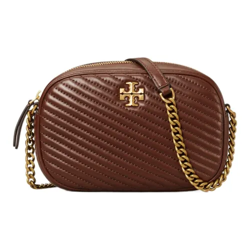 TORY BURCH Kira Leather Camera Bags Shoulder Bag Crossbody Bag Women's Brown