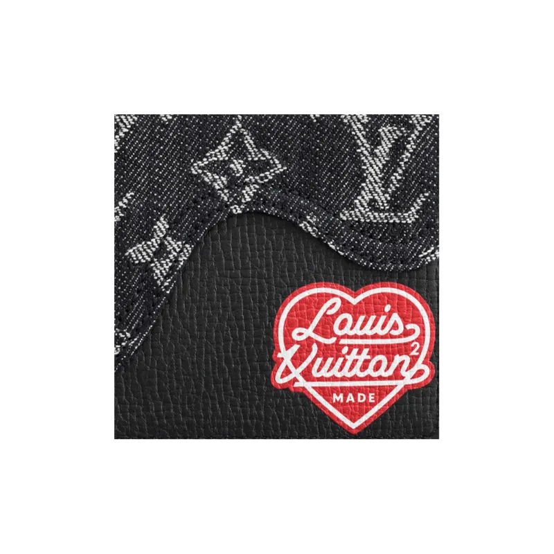 LOUIS VUITTON X Nigo Slender Wallet Monogram Black-4
