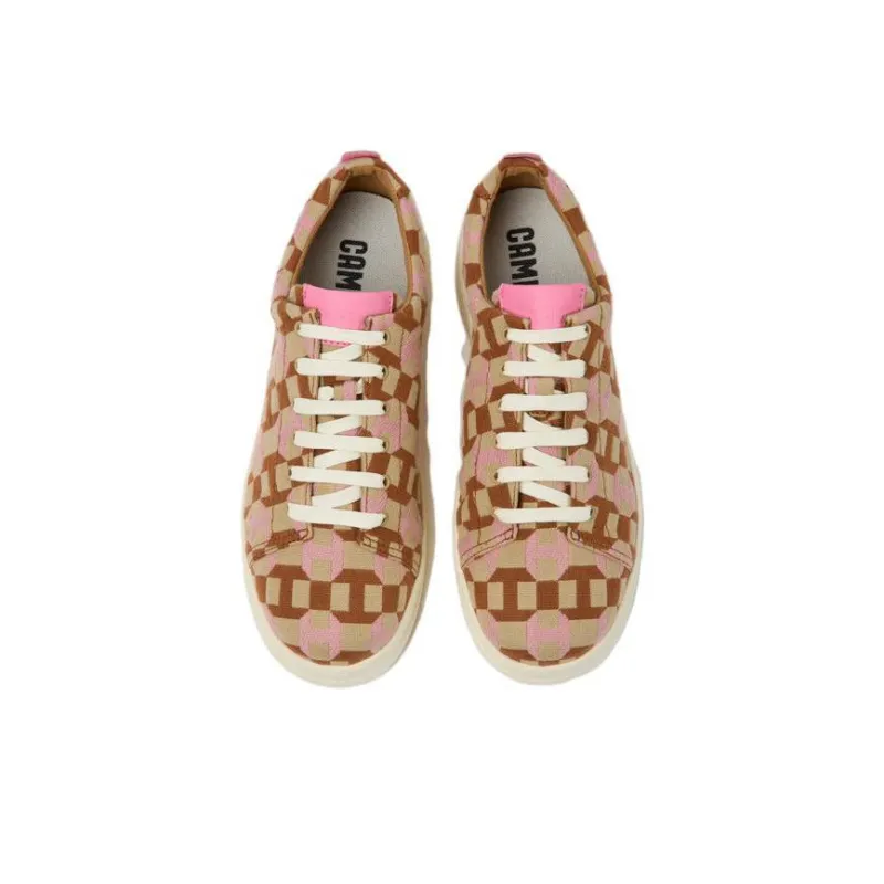 CAMPER Runner Low-Top Skateboard Shoes Women's Brown-2