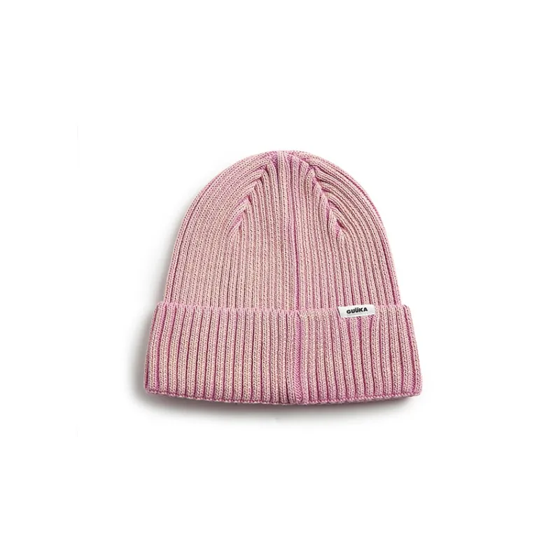Guuka 100% Cotton Beanies Unisex Pink-1