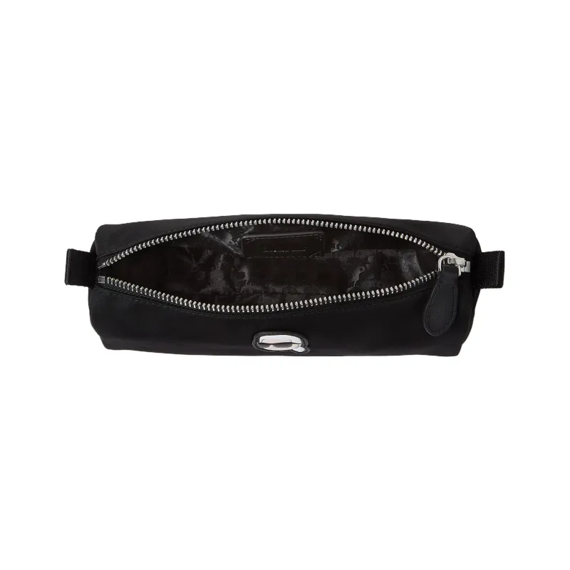 KARL LAGERFELD Recycled Polyamide Pencil Case Storage Bag Women's Black-2