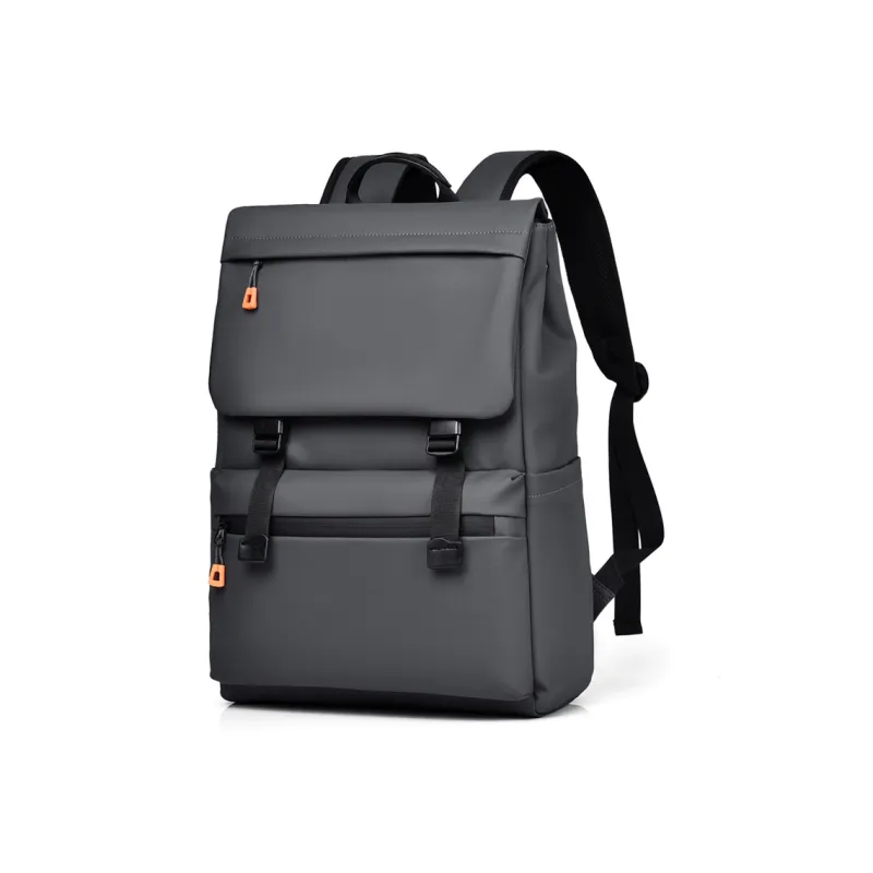TYMON Oxford Backpack Large Size Unisex Black/Dark Gray-3