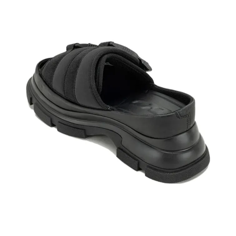 Both Gao Rubber Sole Slide Slippers Women's Black-3
