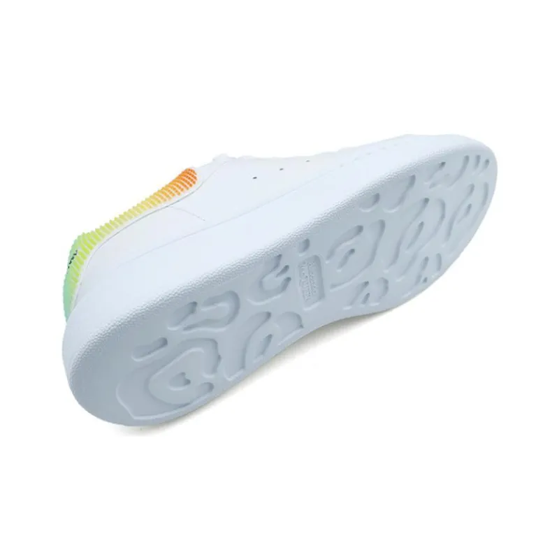 Alexander McQueen Larry Oversized Low Top Sneakers 'White Multi' Women's-5