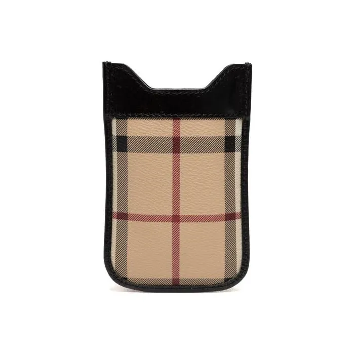 Burberry Leather Protective Case Card Holder Men's Multicolor-1