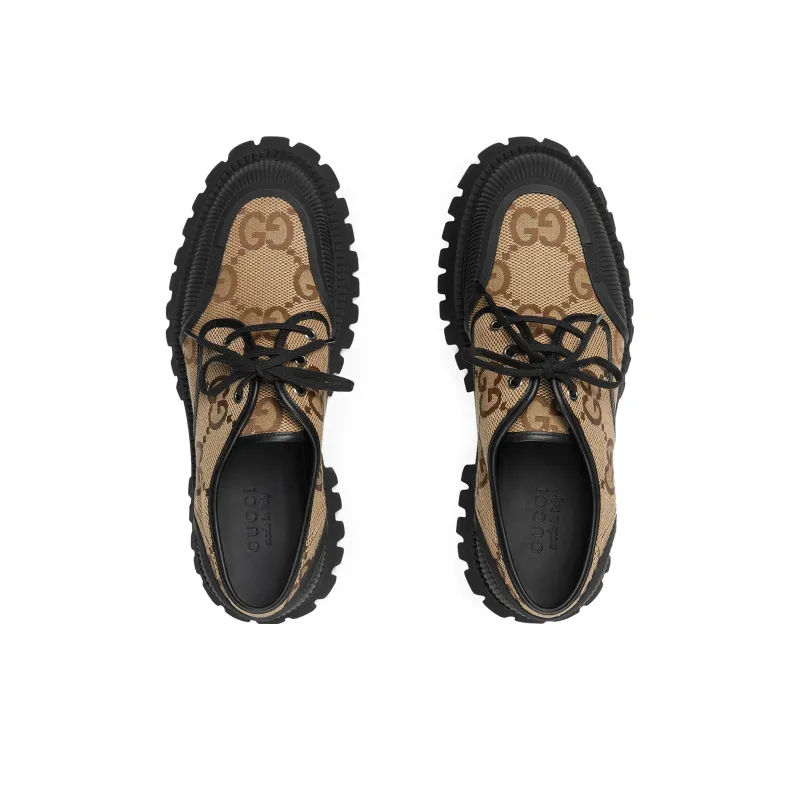 GUCCI GG Supreme Canvas Shoes Beige-3
