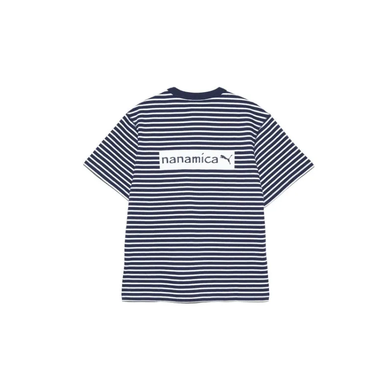 PUMA X Nanamica Striped Tee 'Blue'-1