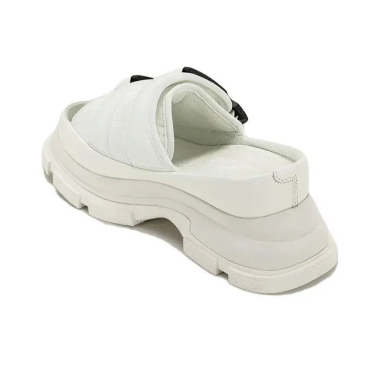 Both Gao Rubber Sole Slide Slippers Women's White-3