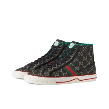 GUCCI Tennis 1977 High Top Black Mini Gg