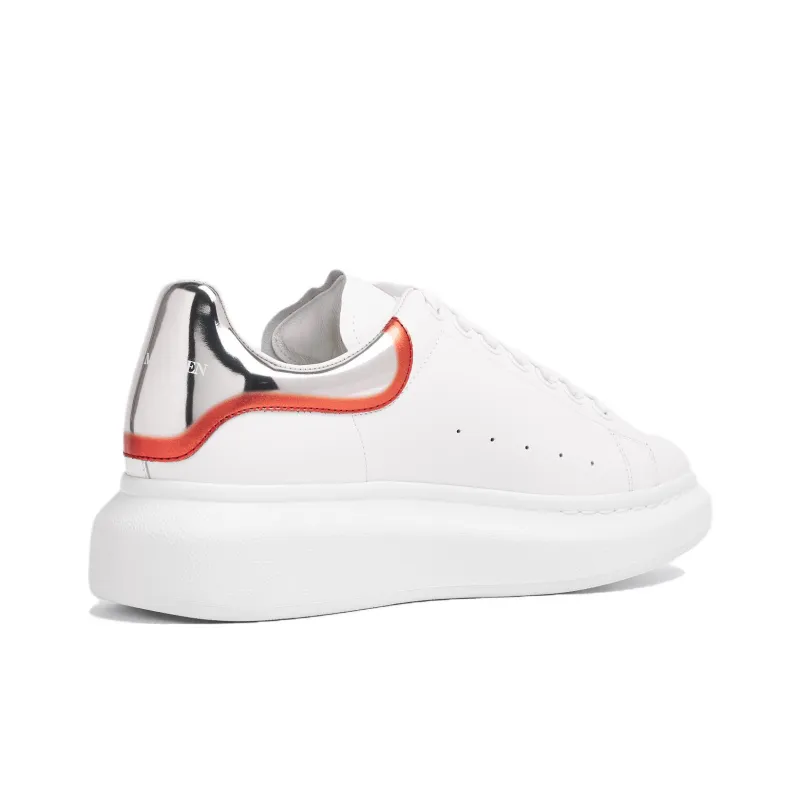 Alexander McQueen Oversized Sneaker 'White Silver Red'-3