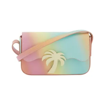 PALM ANGELS Leather Crossbody Bag Shoulder Bag Women's Multicolor