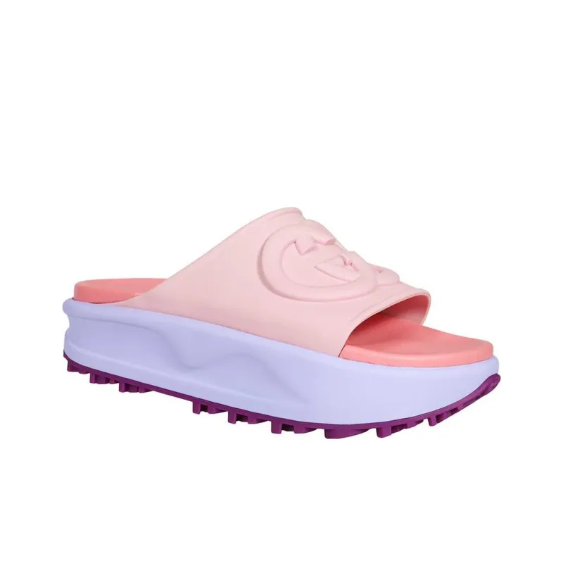GUCCI Slide Sandals Candy Pink Women's-2