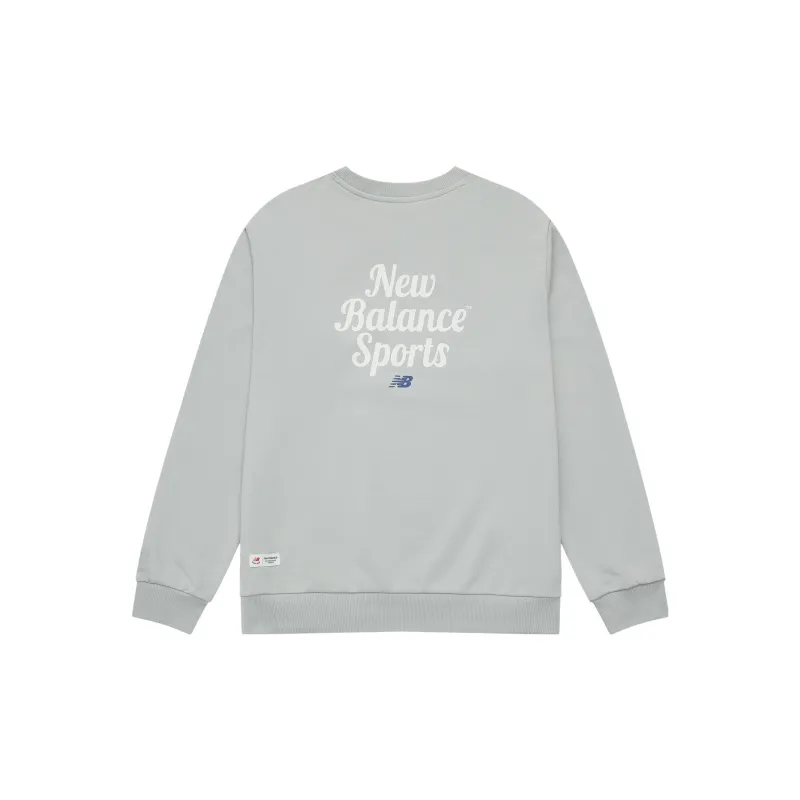 New Balance Sweatshirts Unisex Gray-1